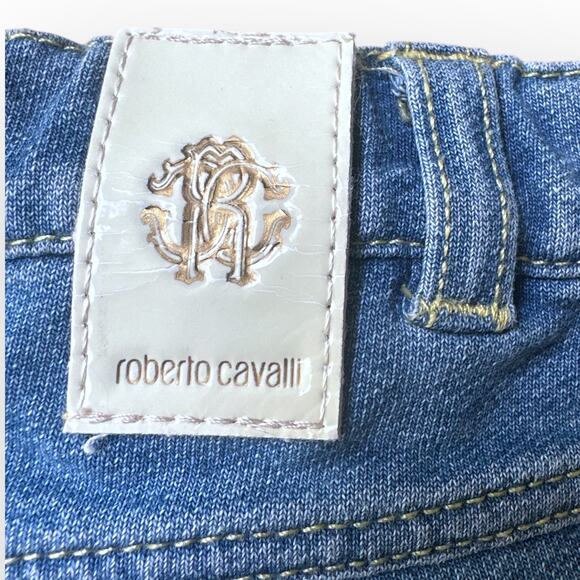 Roberto Cavalli Stretch Jeans Baby Size 3 Months, Light Blue - Picture 7 of 8